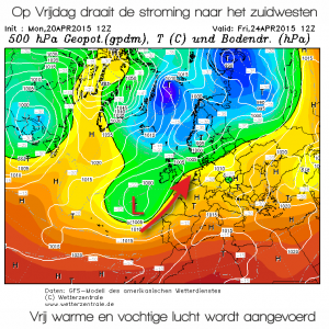 Lente is vrijdag weg
